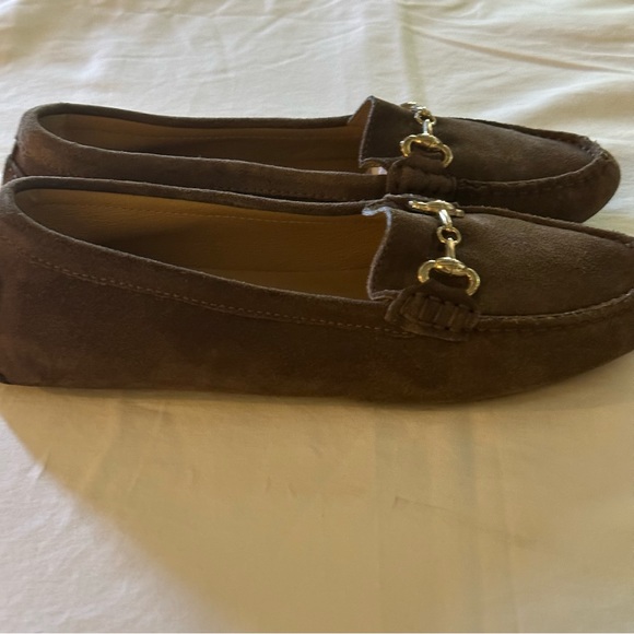 Boemos Italian Suede Horse Bit Loafers - Picture 2 of 5